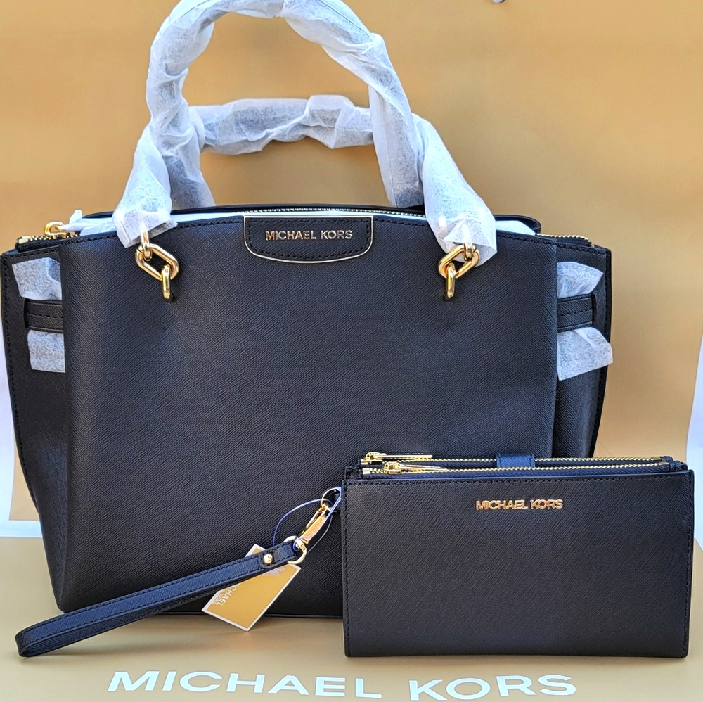 Michael Kors Satchel and Wallet Combo